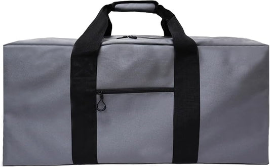 150L Large Duffle Bag for Travel 37” Diffle Bag for Overnight Weekender Camping, Storage for Men Women, Grey by HOME