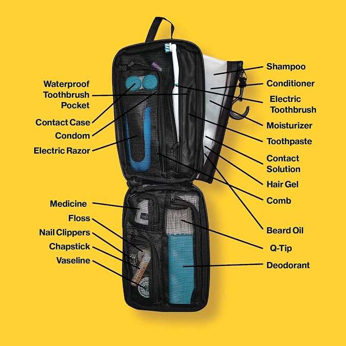 Gravel Silicone Travel Bottles & Explorer PLUS Toiletry Bag – Leakproof, TSA Approved - Image 6