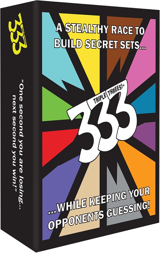 (333) Launch Edition – Unstoppable & Engaging Family Card Game of Strategy & Surprise, Logical Reasoning Play, Easy & Fun to Learn for Kids, Travel Ready, Great Gift Idea, 2+ Players