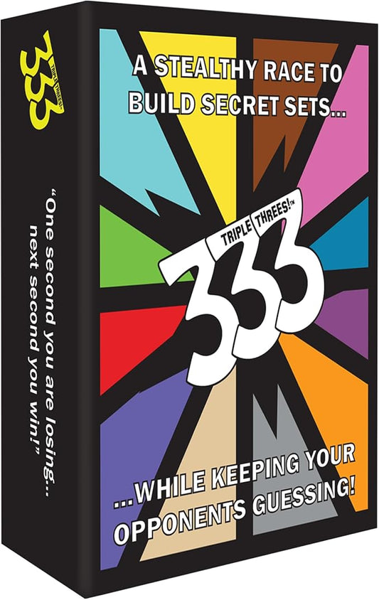 (333) Launch Edition – Unstoppable & Engaging Family Card Game of Strategy & Surprise, Logical Reasoning Play, Easy & Fun to Learn for Kids, Travel Ready, Great Gift Idea, 2+ Players