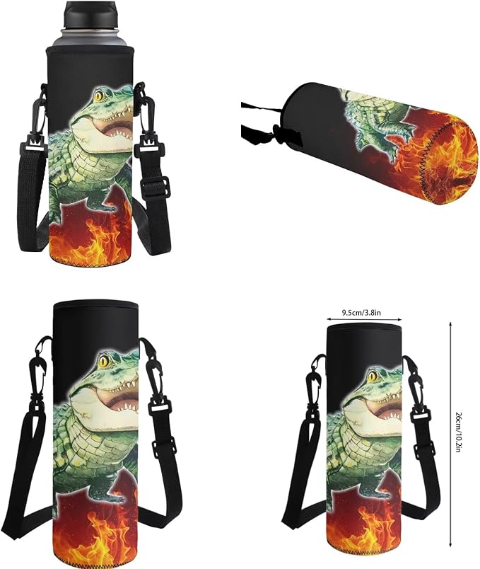 Flame Crocodile Boys School Backpack with Lunch Box Bag Kindergarten School Supplies for Kids Ages 6-10 Boys Polyester Fabric Lightweight Fortable Back to School Backpack Gift - Image 6