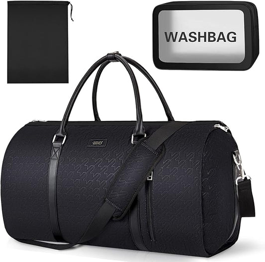 Garment Bag for Travel Convertible Carry On Garment Bag Large Travel Duffel Bags for Women 2 in 1 Hanging Suitcase Suit Travel Bags for Women & Men 3pcs Set by TIBES