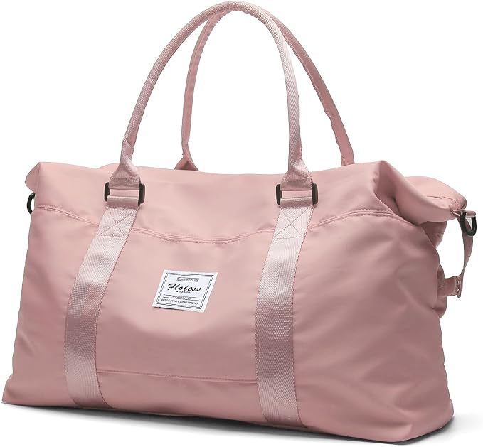 Travel Duffel Bag, Carry On Overnight Weekender Bags for Women | Travel Bag with Wet Pocket & Trolley Sleeve, For Spirit Airlines 18x14x8 Personal Item Bag by HYC00