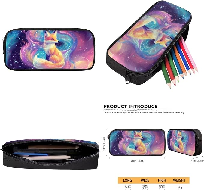 Galaxy Fox 5th Grade Backpacks for Girls 17 Inch Bookbag Set for Elementary School Kids Girls Backpack and Lunch Box Set of 4 Lightweight Backpack for School Ages 8-10 10-12 - Image 7