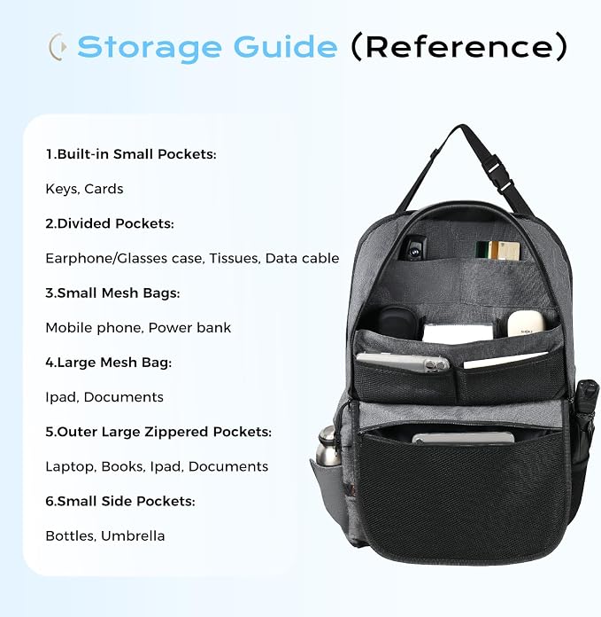 Coverado Backseat Car Organizer 2 Packs, Heavy-Duty Durable Dual-Way Use Car Back Seat Organizer Waterproof with Multi Pockets, Zipper Closure Design, Protect Valuables from Spills, Keeps Car Tidy - Image 7