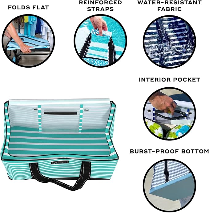 SCOUT 3 Boys Zip Tote - Utility Tote for Beach, Family, Travel and Storage, Zips Closed & Water Resistant - Image 3