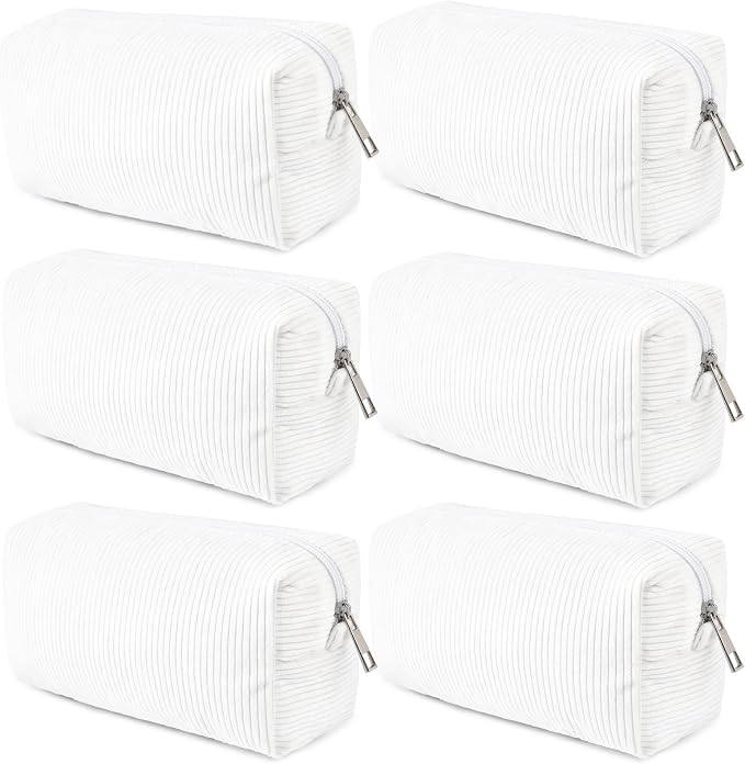 SOIDRAM Makeup Bag Preppy Cosmetic Bag Bulk Makeup Pouch Personalize Travel Toiletry Bag Organizer Cute DIY Makeup Brushes Storage Bag for Women by SOIDRAM