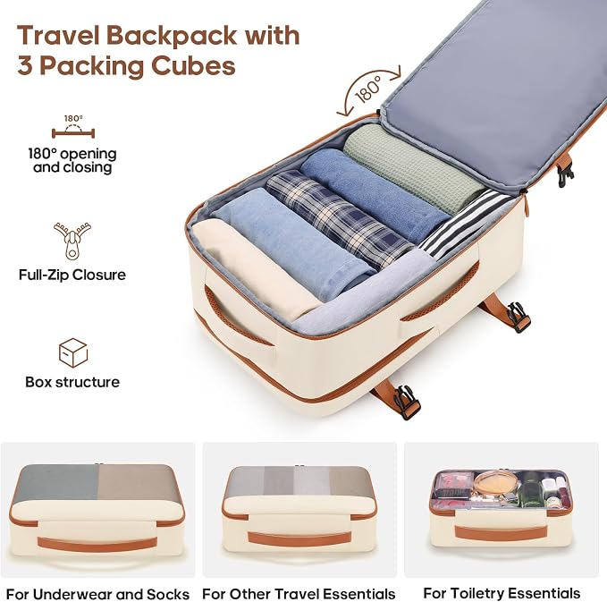 Luggage Sets 7 Piece, Durable Hardside ABS Carry on Luggage with Spinner Wheels & YKK Zipper TSA Lock, Large Checked Travel Suitcase With Backpack Set for Men and Women,20/24/28 Inch - Image 6