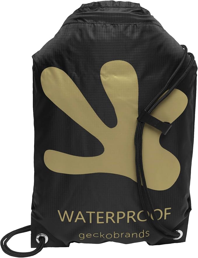 geckobrands Embark 10L Drawstring Backpack – Waterproof, Lightweight Dry Bag for Beach, Hiking, and Light Water Activities by geckobrands