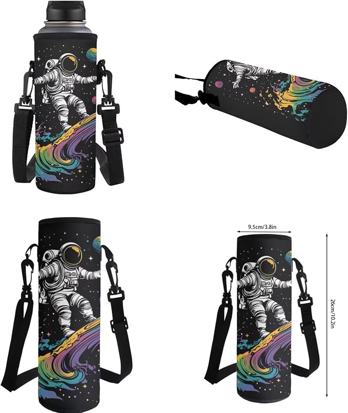 Galaxy Astronaut Bookbag for Boys Cute Animal School Bag for Kids 6-10 School Backpack Set and Lunch Box for Kids 4 Pieces School Bookbag for Primary Kindergarten School Toddler Kids Travel - Image 6