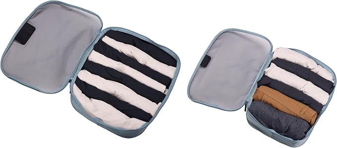 Thule Packing Cube Family Set, Includes 2 Large and 2 Medium Cubes, Transparent Fabric, YKK Zippers - Image 5