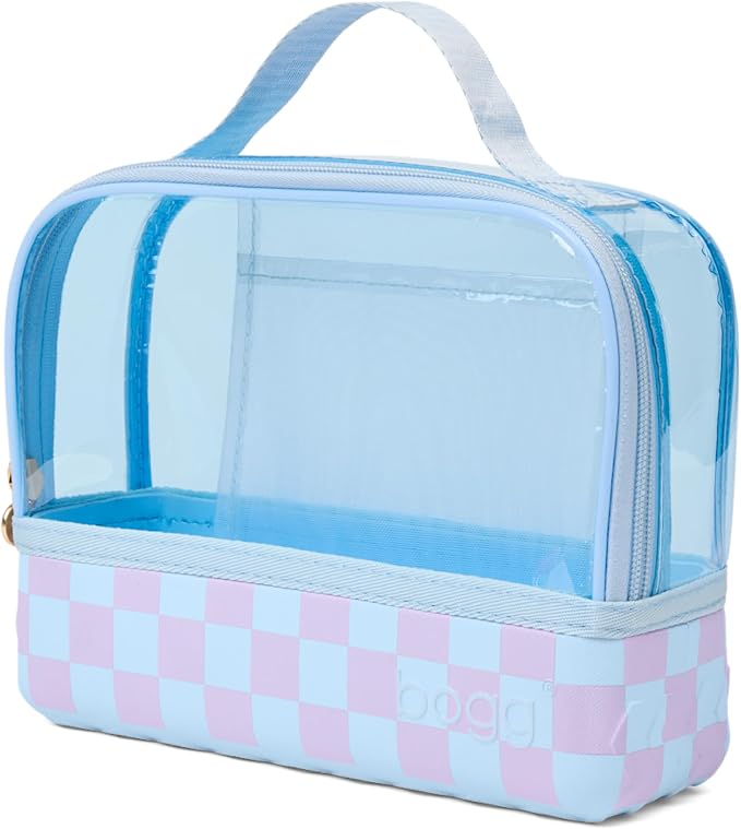 BOGG BAG Boggs n Ends Travel Organizer Pouch – 9” x 3” x 7” – Durable, Washable, Tip-proof – Compact Cosmetics Case (Checker Out) - Image 2