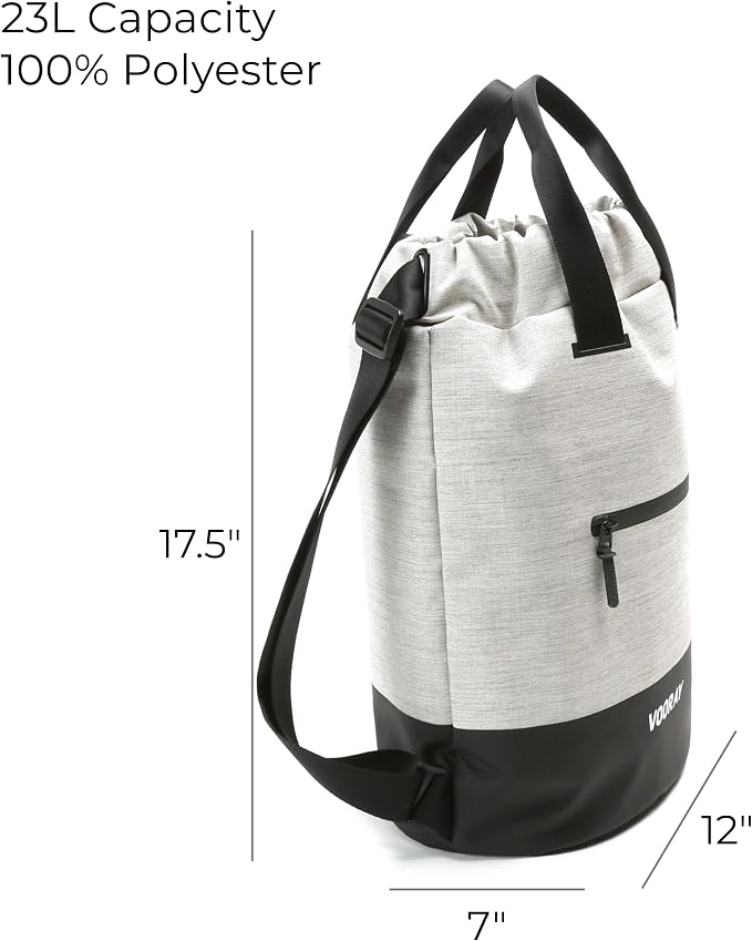VOORAY 23L Flex Cinch Drawstring Backpack – Lightweight Travel Bag, Weekender & Sports Gym Bag for Women and Men - Image 3