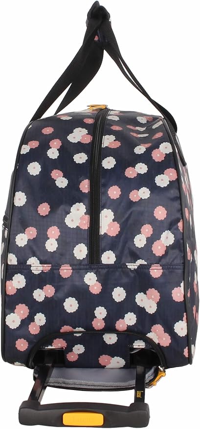LUCAS Designer Carry On Luggage Collection - Lightweight Pattern 22 Inch Duffel Bag- Weekender Overnight Business Travel Suitcase with 2- Rolling Wheels (Ditty Floral) - Image 3