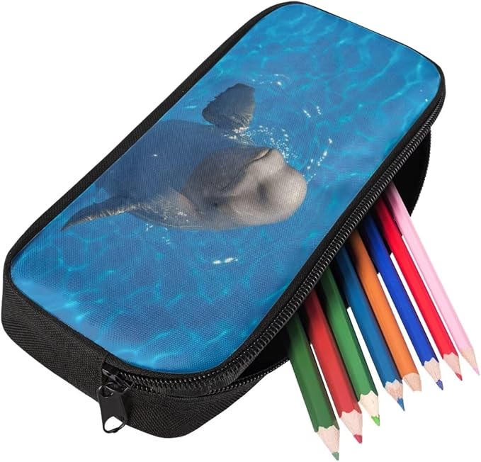 Girls Boys School Backpack with Lunch Box Pencil Case Comfy Padded Lightweight Beluga Whales Backpack Set Kids Cute Bookbag Insulated Lunch Bag Student Large Capacity Daypack 17 Inch - Image 5