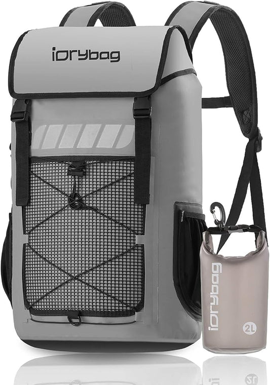IDRYBAG Waterproof Backpack for Men 25L/45L, Dry Bags Kayak, Dry Backpack Camping Hiking by iDrybag