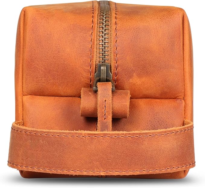 Londo Genuine Leather Travel Toiletry, Makeup, Shaving Organizer Bag - Dopp Kits - Unisex - Image 5