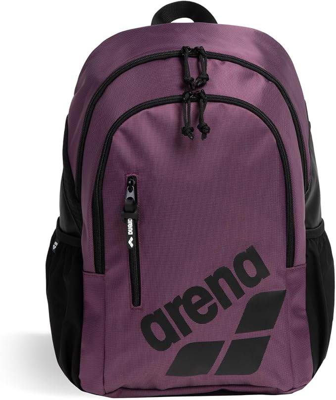 ARENA All Set Sports Swim Backpack Athletes Gym Rucksack Multisport Daypack Large Size Training Gear Equipment Bag for Teens Men Women, 30 Liters, Plum Purple by ArenaNorthAmerica