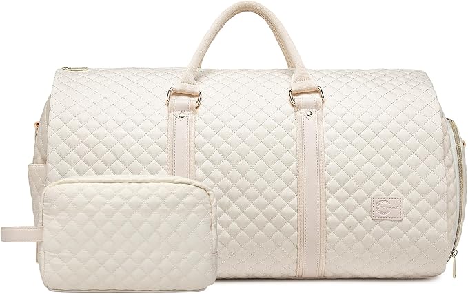 seyfocnia Convertible Carry on Garment Bag for Women, Garment Bags for Travel with Shoe Pouch 2 in 1 Hanging Suitcase Suit Bag for Women Travel Duffle Bag Garment Bag by Seyfocnia