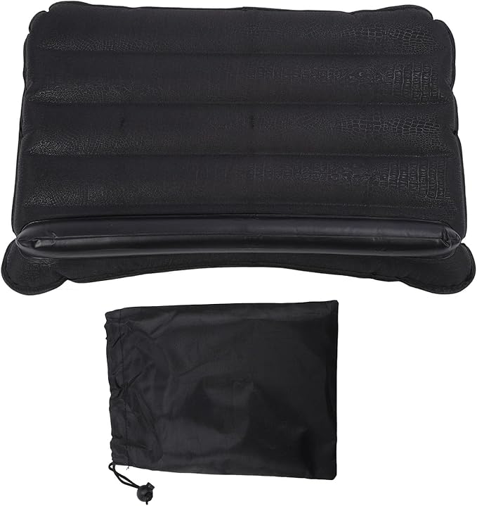 WALFRONT Lap Desk Pillow for Laptop, Ergonomic Water Design, Large Inflatable Table for Adults, Travel Portable Workstation for Bed Sofa