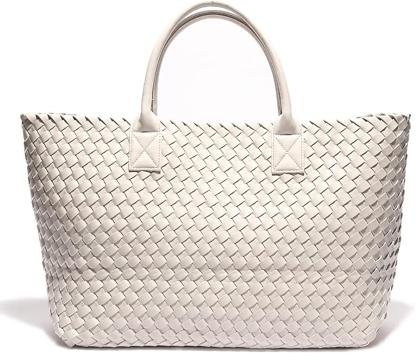 Woven Bag Shopper Bag Travel Handbags and Purses Women Tote Bag Large Capacity Shoulder Fashion Bags by Weayouth