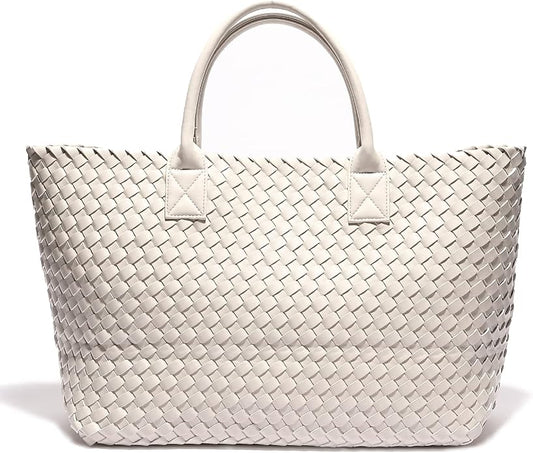 Woven Bag Shopper Bag Travel Handbags and Purses Women Tote Bag Large Capacity Shoulder Fashion Bags by Weayouth