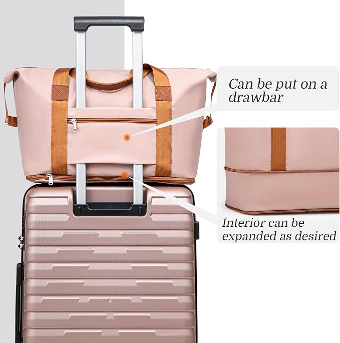 Cosbarn Luggage Sets 5 Piece Suitcases with Wheels, Suitcase Set ABS Hard Case Luggage with Spinner Wheels Durable Travel Luggage - Image 5