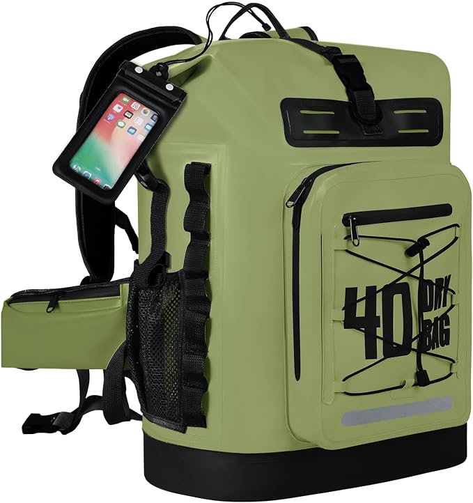 MORXPLOR Dry Bag Waterproof,5L/10L/20L/30L/40L/55L Roll Top Dry Bag Backpack with WaterProof Phone Case for Swim,Kayak by MORXPLOR
