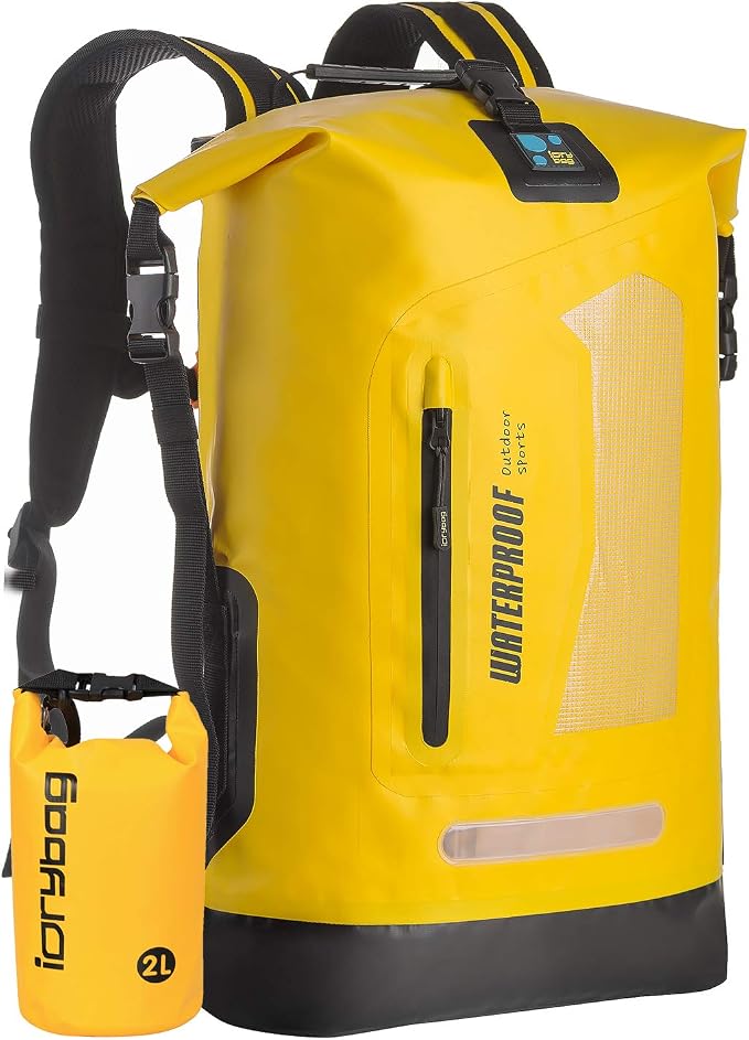 IDRYBAG Waterproof Backpack for Men 20L/30L/40L, Floating Dry Bag Kayak, Dry Backpack Hiking by iDrybag
