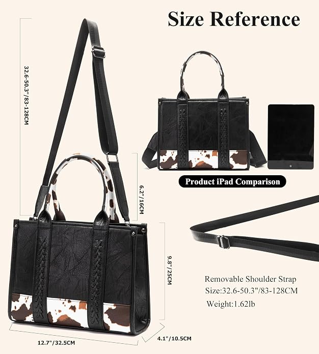 KingTo Women's Crocodile Pattern Satchel Handbags Stylish Tote Handbags crocodile purses for women 3 Pcs Set (B-blue) - Image 3
