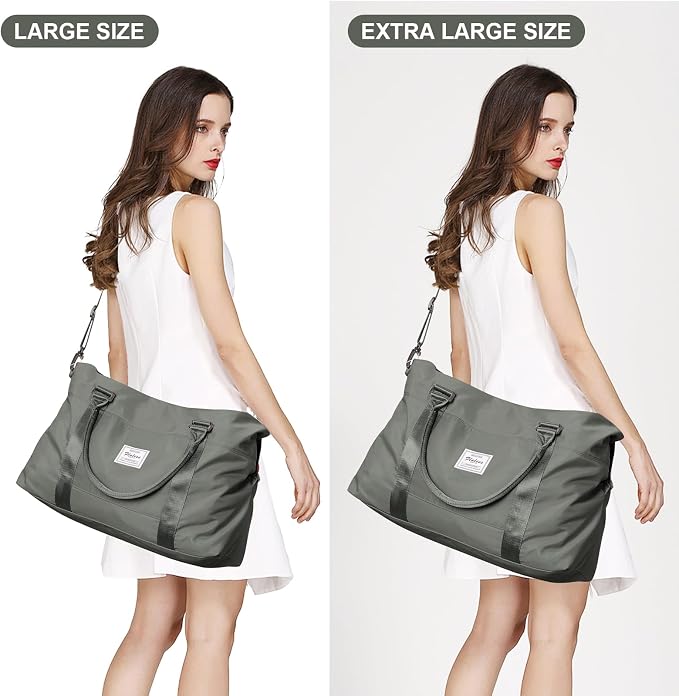 Travel Duffel Bag, Carry On Overnight Weekender Bags for Women | Travel Bag with Wet Pocket & Trolley Sleeve, For Spirit Airlines 18x14x8 Personal Item Bag - Image 7