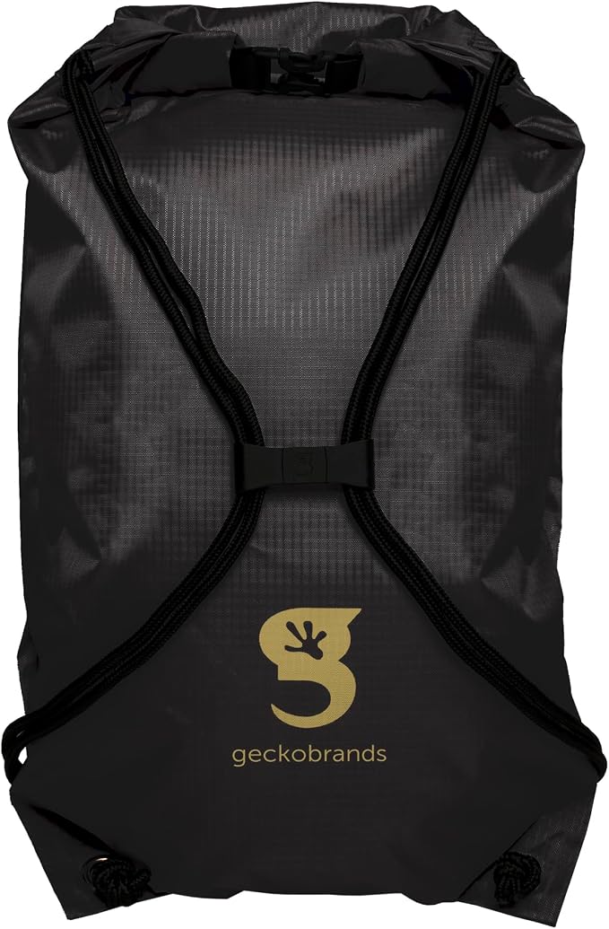 geckobrands Embark 10L Drawstring Backpack – Waterproof, Lightweight Dry Bag for Beach, Hiking, and Light Water Activities - Image 2