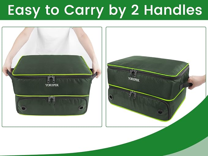 YOREPEK 2 Layer Golf Trunk Organizer, Golf Gifts for Men with Separate Ventilated Compartment for 2 Pair Shoes, Waterproof Car Trunk Locker for Balls, Tees, Clothes, Gloves, Gifts for Golfers - Image 8