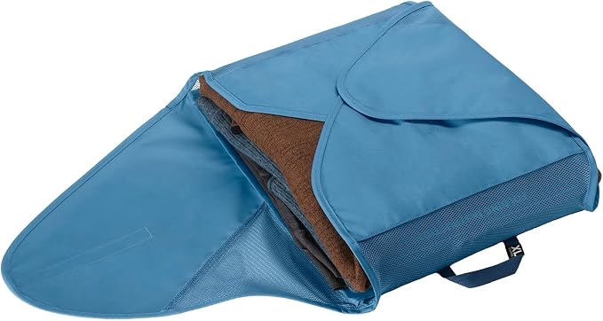 Eagle Creek Pack-It Reveal Garment Folder - Travel Garment Bag with Compression Wings to Maximize Luggage Space - Convenient Top Handle - Quick Drying Material XL Blue Dawn - Image 6