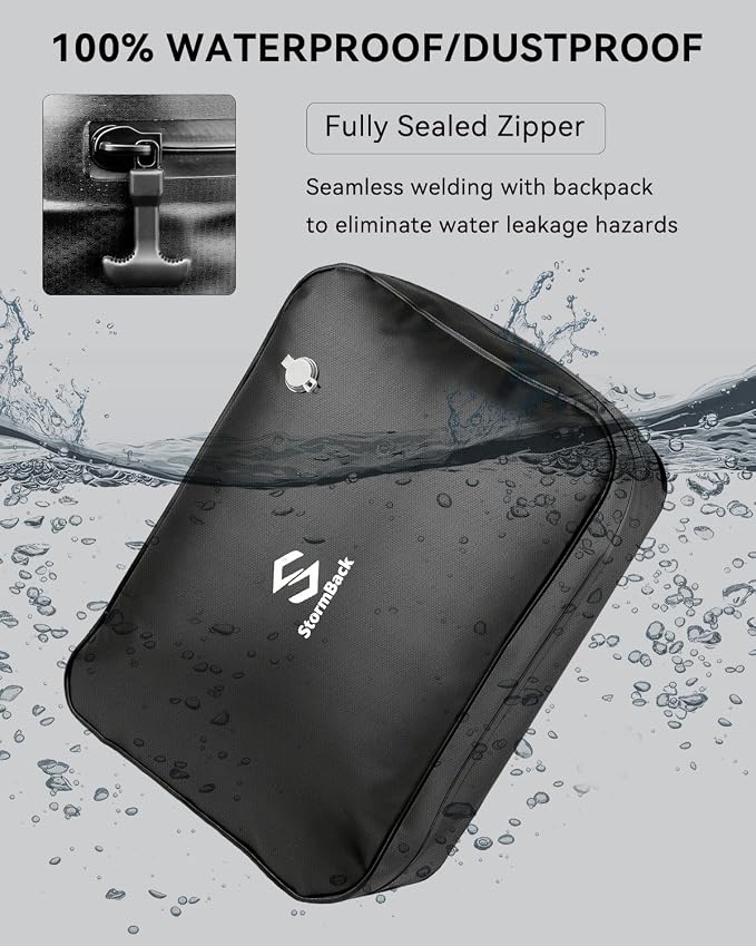 41L Travel Vacuum Bags with Pump, 180° Open,Compression Bags for Travel Luggage, Reusable IP67 Waterproof Vacuum Seal Packing Cubes for Carry On Suitcase and Backpack (3PC + Pump) - Image 6