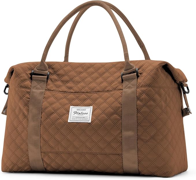 Travel Duffel Bag, Carry On Overnight Weekender Bags for Women | Travel Bag with Wet Pocket & Trolley Sleeve, For Spirit Airlines 18x14x8 Personal Item Bag by HYC00