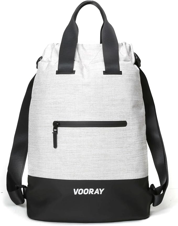 VOORAY 23L Flex Cinch Drawstring Backpack – Lightweight Travel Bag, Weekender & Sports Gym Bag for Women and Men by VOORAY