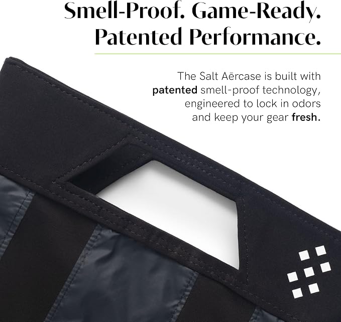 Salt Aērcase Smell Proof Cleat Bag – Regular Size - Athletic Soccer & Golf Shoe Bag for Smelly Cleats & Gym Shoes- Durable, Water-Resistant, & Easy to Clean - Image 2