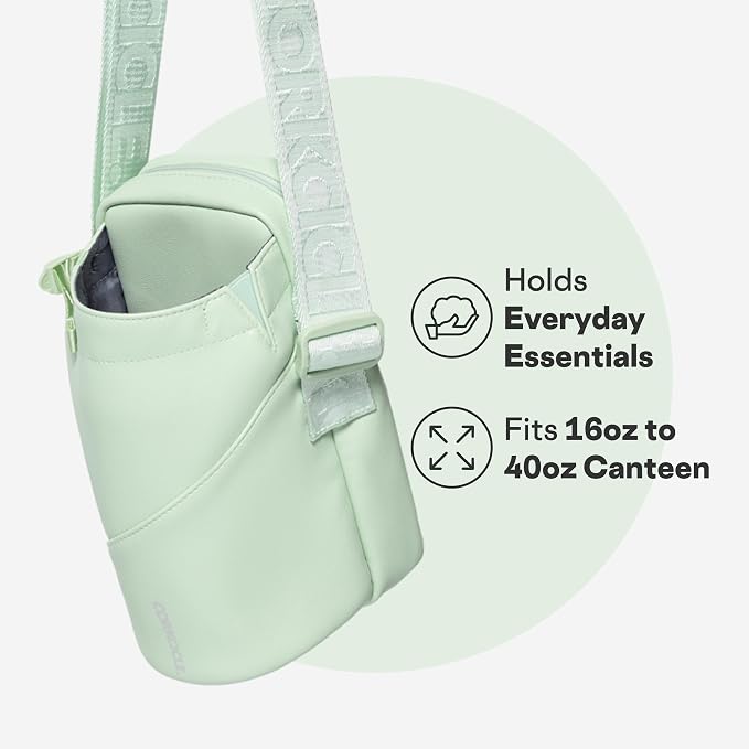 Corkcicle Cooler Sling Bag Crossbody Holder, Perfect for Holding 16 oz - 40 oz Canteen Water Bottle - Image 3