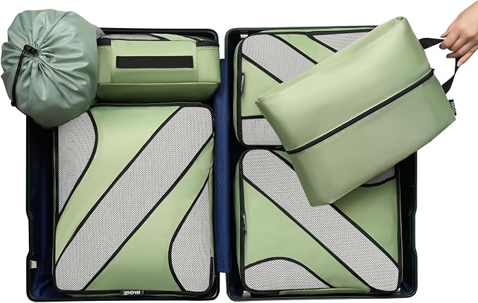BAGAIL 6 Set Packing Cubes,Travel Luggage Packing Organizers - Image 7