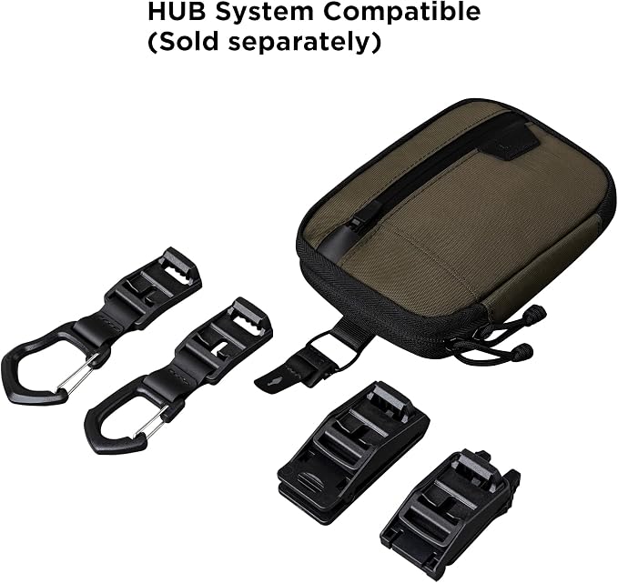 ALPAKA Admin Pouch Pro EDC Organizer Tool Pouch Green X-Pac X42 | Smooth Zipper, Weatherproof Storage for Electronics, Cables, Travel Accessories - Image 7