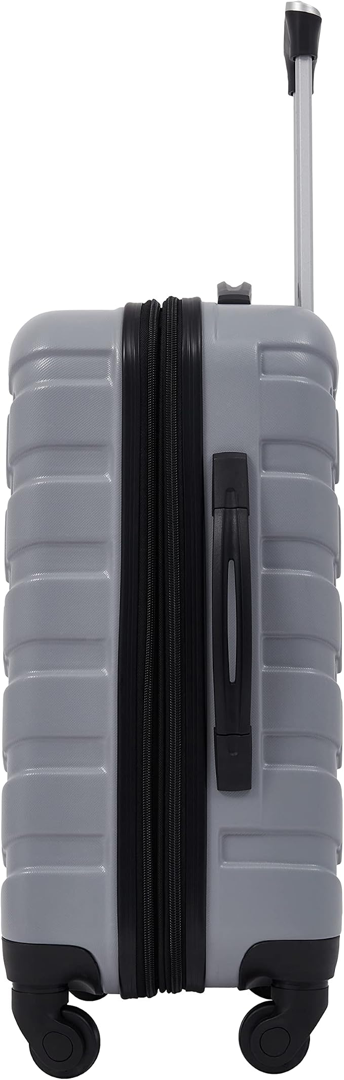 Wrangler 4 Piece Miami Luggage and Packing Cubes Set, Sharkskin - Image 5