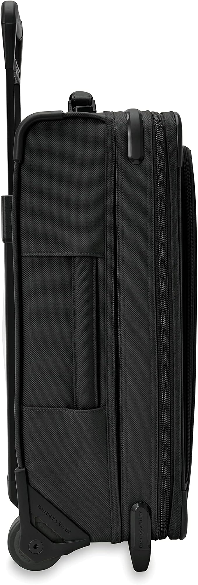 Briggs & Riley Essential 22" 2-Wheel Expandable Carry On - Luggage for Travel, Suitcases with Wheels, Softside Rolling Bag for Men & Women, Self-Repairing Zipper - Baseline Collection, Black - Image 12