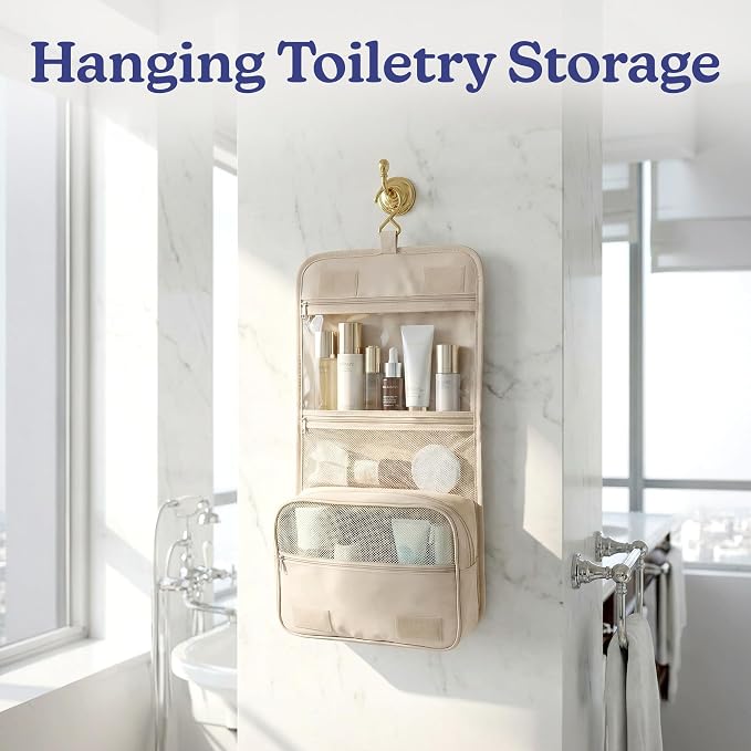 Vandel Space-Saving Compression Packing Cubes for Women with Hanging Toiletry Bag, Laundry Bag, Compressible Carry On Suit Case Organizer Luggage Packing Cubes for Travel Compression Organizer Bags - Image 4