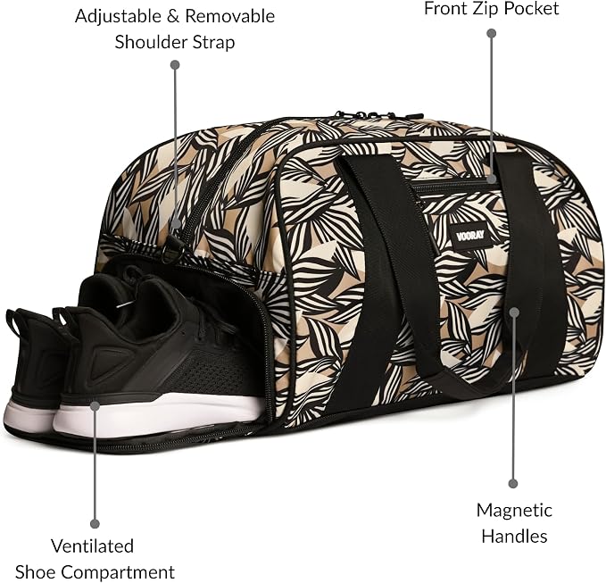 Vooray Burner Duffel Bag - 23L Small Gym Bag for Women and Men with Shoe Compartment, Lightweight Travel Duffel for Training, Sports, Overnight Use - Image 3