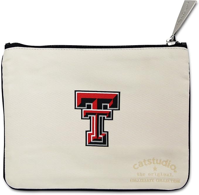 catstudio Texas Tech University Collegiate Zipper Pouch Purse | Holds Your Phone, Coins, Pencils, Makeup, Dog Treats, & Tech Tools - Image 2