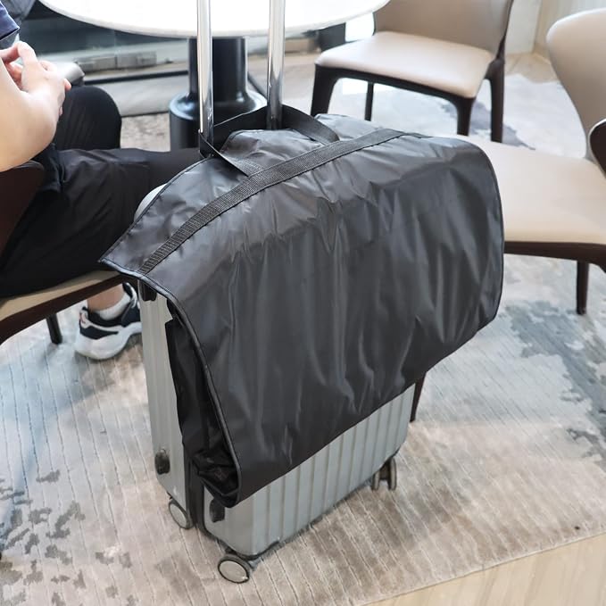 Univivi Garment Bags for Travel and Storage 43" Hanging Suit Bag Clear Suits Cover with Mesh Pockets for Coat, Shirt, Jackets, dresses - Image 6