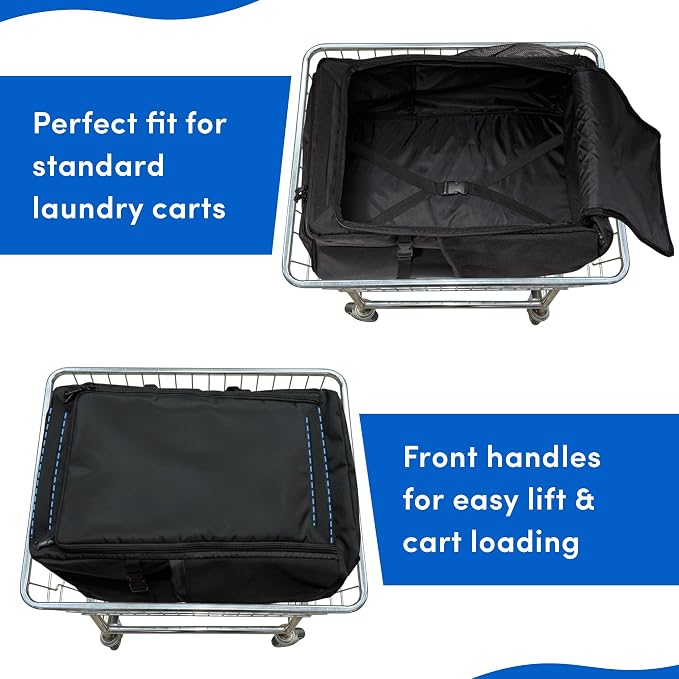 Otis 90L Extra Large Laundry Backpack Bag with Front-Load Access, Heavy Duty Backpack, Laundry Hamper with Padded Shoulder Straps & Waist Buckle for Dorm, Apartment, Laundromat & Travel. - Image 7