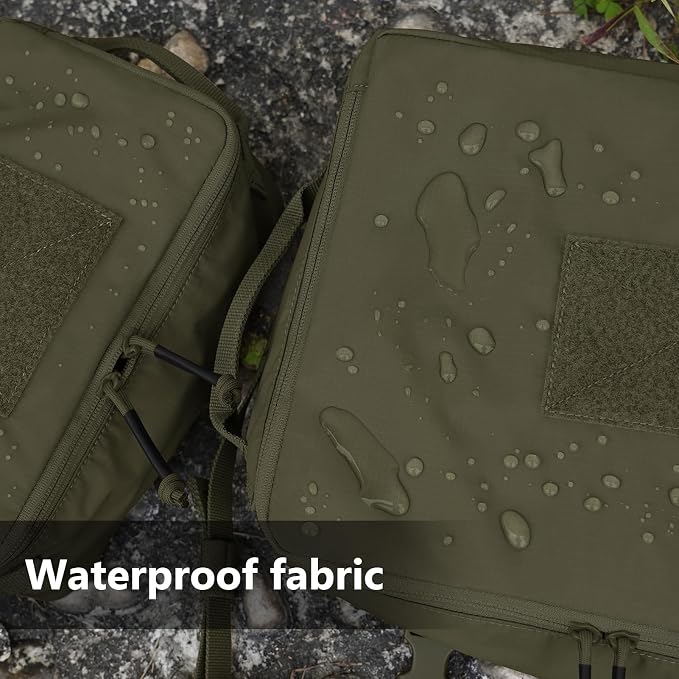 PETAC GEAR 4 PCS Tactical Modular Packing Cubes with Waterproof Material, Large Capacity Storage Bag, Easy Clean Outdoor Travel Organize Storage Pouches Bags (RG) - Image 2