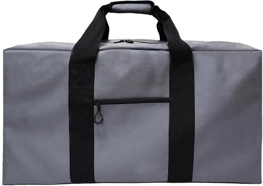 100L Large Duffle Bag for Travel 31.1” Diffle Bag - Overnight Weekender Camping, Storage for Men Women, Grey by HOME